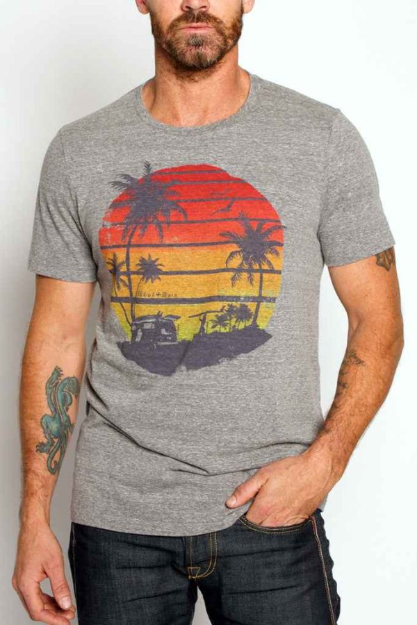 SUNDOWN GRAPHIC CREW NECK